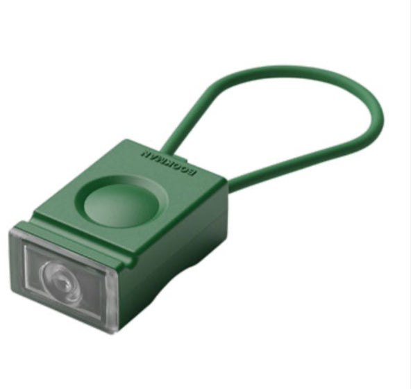 USB-Rechargeable Bike Light – Simple, Reliable Visibility, Bookman Block Headlight (12 g)