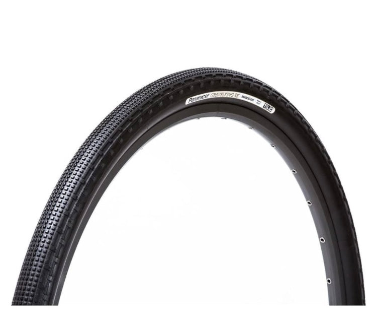 Panaracer GravelKing SK Plus Tire - 700 x 43, (540 g) Tubeless, Folding, Black, ProTite Protection