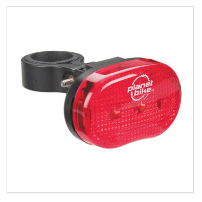 Planet Bike Blinky 3 Taillight: Red/Black