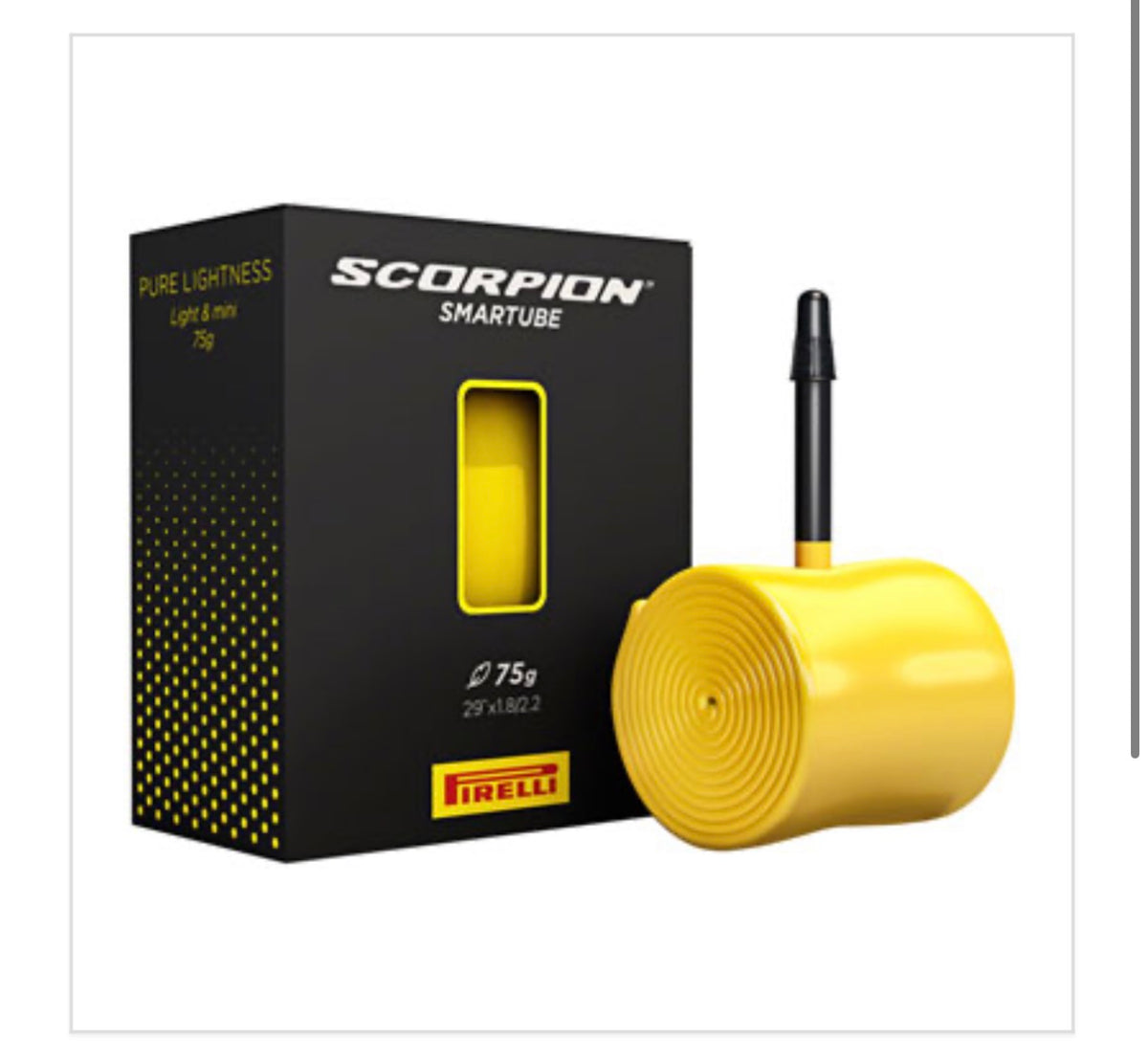 Pirelli Scorpion SmarTube Tube - 29 x 1.8 - 2.2, 42mm Presta Valve (75 grams)