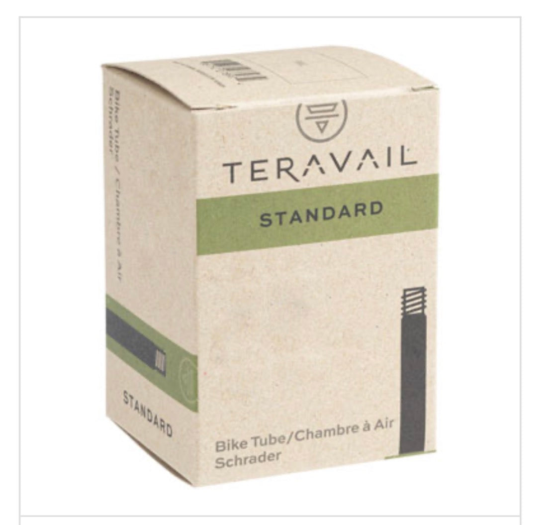 Teravail Standard Tube - 700 x 30 - 43mm, 35mm Schrader Valve (144 grams)