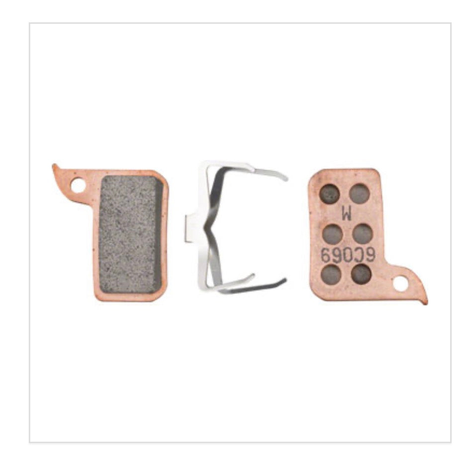 SRAM Disc Brake Pads - Sintered Compound, Steel Backed (Powerful), Monoblock, SRAM Hydraulic Road Disc, Level A1 (2017-2019)