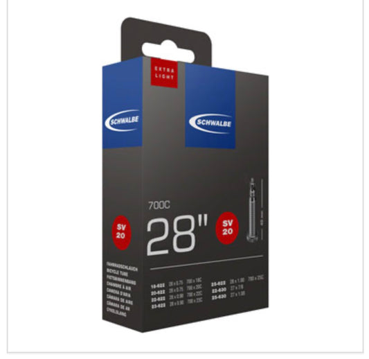 Schwalbe Extra Light Tube - 700 x 18 - 25mm, 40mm Presta Valve