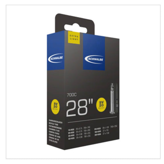 Schwalbe Extra Light Tube - 700 x 18 - 25mm, 60mm Presta Valve