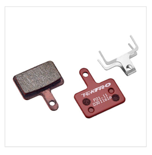 Tektro P21.11 Disc Brake Pads - Overall Balanced Compound, 5mm Thickness, For 2-Piston Brake Caliper