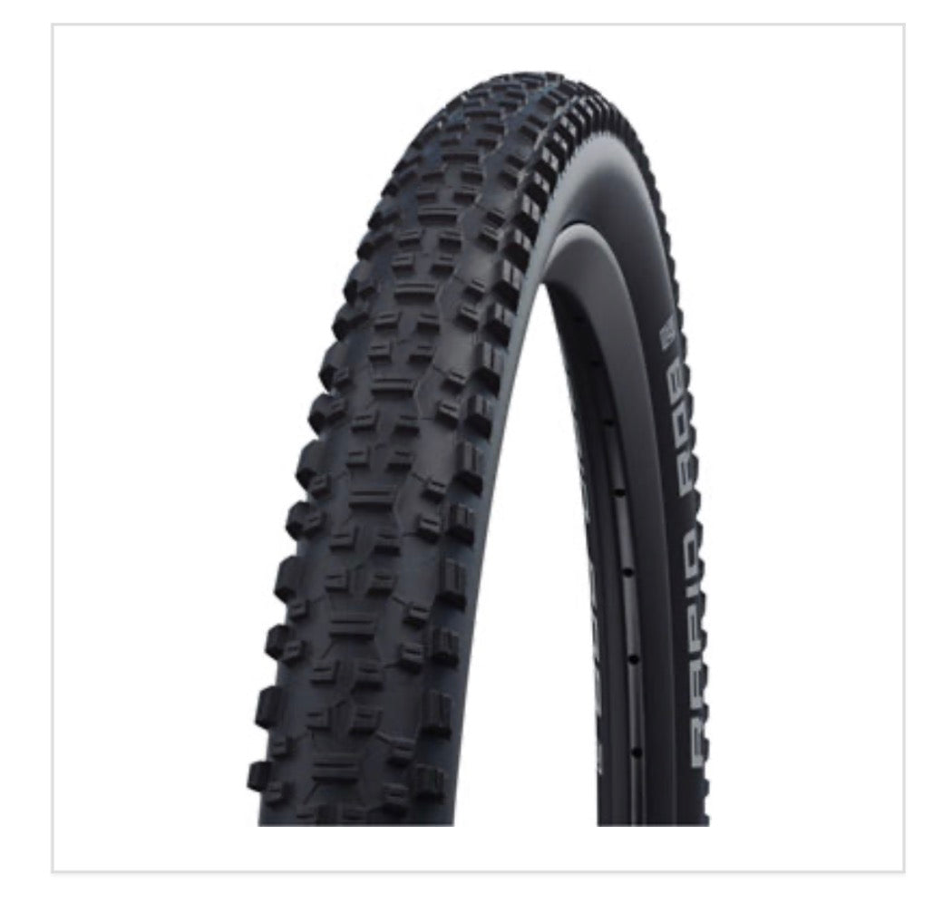 Schwalbe Rapid Rob Tire - 26 x 2.25, Clincher, Wire, Black, K-Guard (720g)