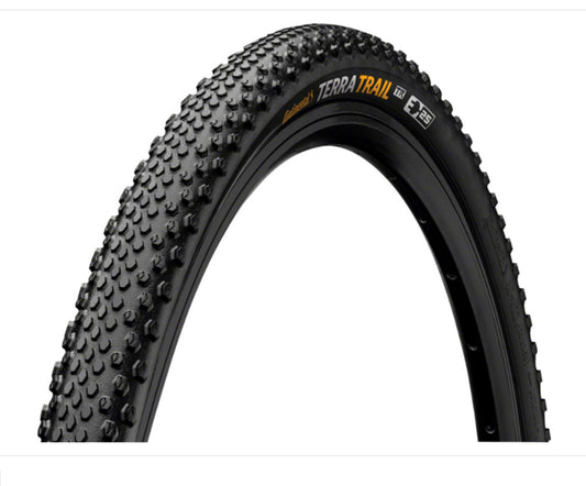 Continental Terra Trail Gravel Tire - 700 x 35, (425 g), Tubeless, Folding, Black SL, PureGrip, ShieldWall System, E25