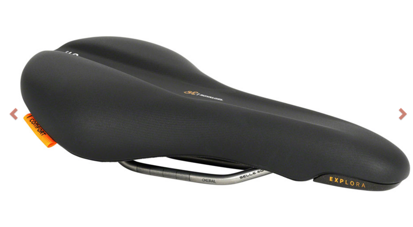 Selle Royal Explora Athletic Saddle - Black - 379g